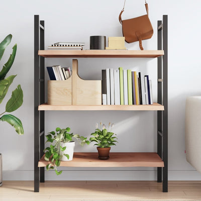 Seinähylly 80x40x(2-4) cm käsittelemätön täysi tammi
