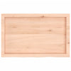 Seinähylly 80x50x(2-6) cm käsittelemätön täysi tammi