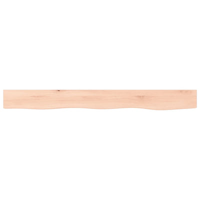 Seinähylly 100x10x2 cm käsittelemätön täysi tammi