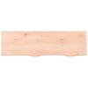 Seinähylly 100x30x(2-4) cm käsittelemätön täysi tammi