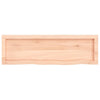 Seinähylly 100x30x(2-4) cm käsittelemätön täysi tammi
