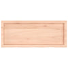Seinähylly 100x40x(2-4) cm käsittelemätön täysi tammi