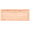 Seinähylly 100x40x(2-6) cm käsittelemätön täysi tammi