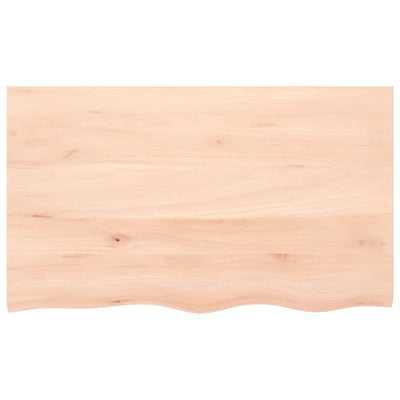 Seinähylly 100x60x(2-6) cm käsittelemätön täysi tammi