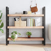 Seinähylly 120x30x(2-6) cm käsittelemätön täysi tammi