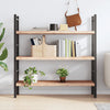 Seinähylly 120x40x(2-4) cm käsittelemätön täysi tammi