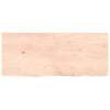 Seinähylly 120x50x(2-4) cm käsittelemätön täysi tammi