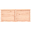 Seinähylly 120x50x(2-4) cm käsittelemätön täysi tammi