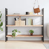 Seinähylly 140x30x(2-4) cm käsittelemätön täysi tammi