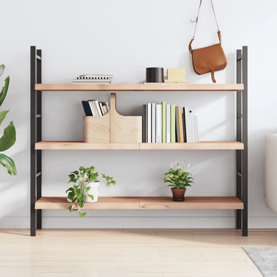 Seinähylly 140x30x(2-4) cm käsittelemätön täysi tammi