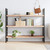 Seinähylly 140x40x(2-4) cm käsittelemätön täysi tammi