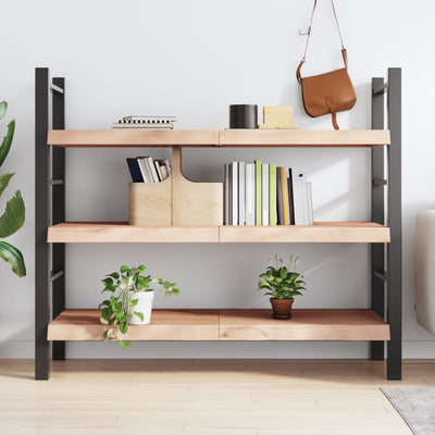 Seinähylly 140x50x(2-6) cm käsittelemätön täysi tammi