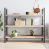 Seinähylly 140x60x(2-4) cm käsittelemätön täysi tammi