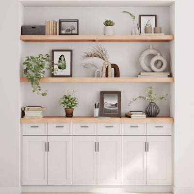 Seinähylly 160x40x(2-6) cm käsittelemätön täysi tammi