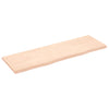 Seinähylly 160x50x(2-4) cm käsittelemätön täysi tammi