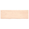 Seinähylly 160x50x(2-4) cm käsittelemätön täysi tammi