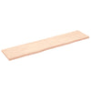 Seinähylly 180x40x(2-4) cm käsittelemätön täysi tammi