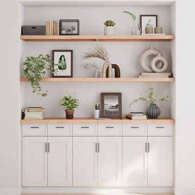 Seinähylly 180x40x(2-4) cm käsittelemätön täysi tammi