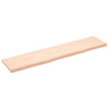 Seinähylly 180x40x(2-6) cm käsittelemätön täysi tammi
