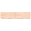 Seinähylly 200x40x(2-6) cm käsittelemätön täysi tammi