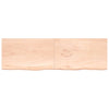 Seinähylly 200x60x(2-4) cm käsittelemätön täysi tammi