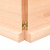 Seinähylly 220x60x(2-4) cm käsittelemätön täysi tammi