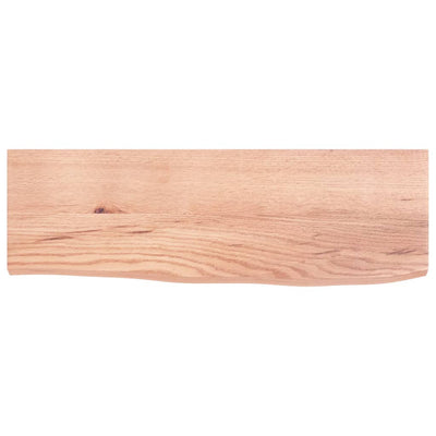 Vaaleanruskea seinähylly Karlie 60x20x2cm (käsitelty täystammi)