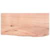 Seinähylly vaaleanruskea 60x30x(2-6) cm käsitelty täystammi