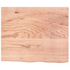 Seinähylly vaaleanruskea 60x50x(2-4) cm käsitelty täystammi