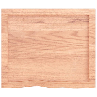 Seinähylly vaaleanruskea 60x50x(2-4) cm käsitelty täystammi