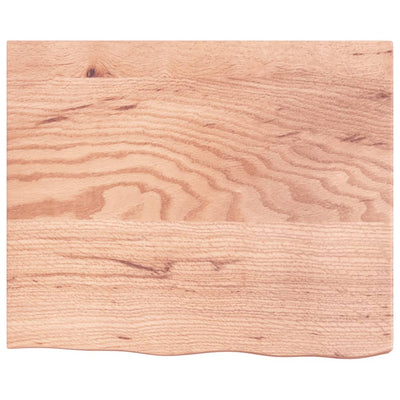 Seinähylly vaaleanruskea 60x50x(2-6) cm käsitelty täystammi