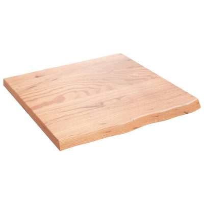 Seinähylly vaaleanruskea 60x60x(2-4) cm käsitelty täystammi