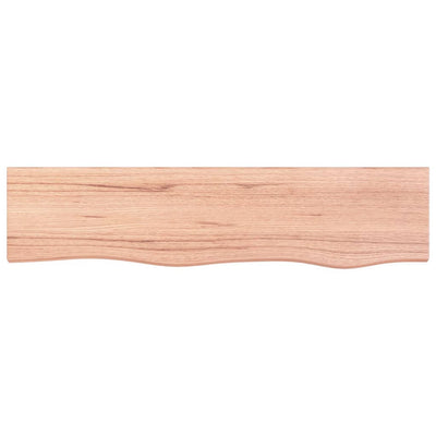Vaaleanruskea seinähylly Karlie 80x20x2cm (käsitelty täystammi)