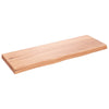 Seinähylly vaaleanruskea 80x30x(2-4) cm käsitelty täystammi