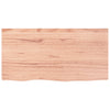 Seinähylly vaaleanruskea 80x40x(2-6) cm käsitelty täystammi