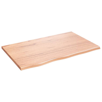 Seinähylly vaaleanruskea 80x50x2 cm käsitelty täystammi