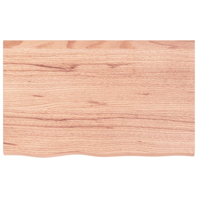 Seinähylly vaaleanruskea 80x50x2 cm käsitelty täystammi