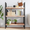 Seinähylly vaaleanruskea 80x50x(2-6) cm käsitelty täystammi