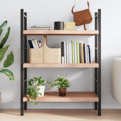 Seinähylly vaaleanruskea 80x50x(2-6) cm käsitelty täystammi