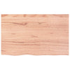 Seinähylly vaaleanruskea 80x50x(2-6) cm käsitelty täystammi