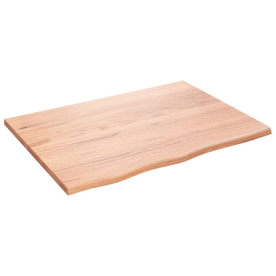 Seinähylly vaaleanruskea 80x60x2 cm käsitelty täystammi