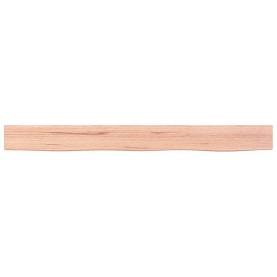 Seinähylly vaaleanruskea 100x10x2 cm käsitelty täystammi
