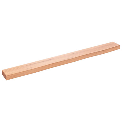 Seinähylly vaaleanruskea 100x10x4 cm käsitelty täystammi