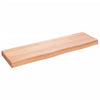 Seinähylly vaaleanruskea 100x30x(2-6) cm käsitelty täystammi