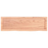 Seinähylly vaaleanruskea 100x30x(2-6) cm käsitelty täystammi