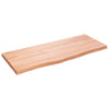 Seinähylly vaaleanruskea 100x40x(2-4) cm käsitelty täystammi