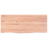 Seinähylly vaaleanruskea 100x40x(2-4) cm käsitelty täystammi