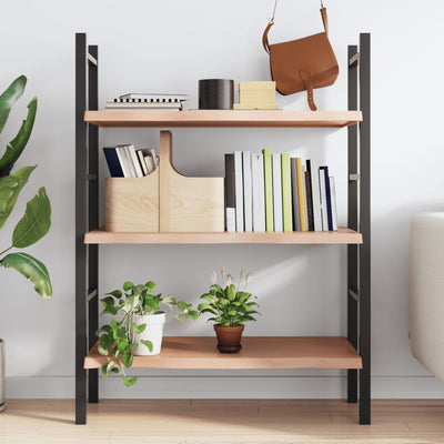 Seinähylly vaaleanruskea 100x40x(2-4) cm käsitelty täystammi