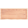 Seinähylly vaaleanruskea 100x40x(2-6) cm käsitelty täystammi