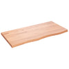 Seinähylly vaaleanruskea 100x50x(2-4) cm käsitelty täystammi